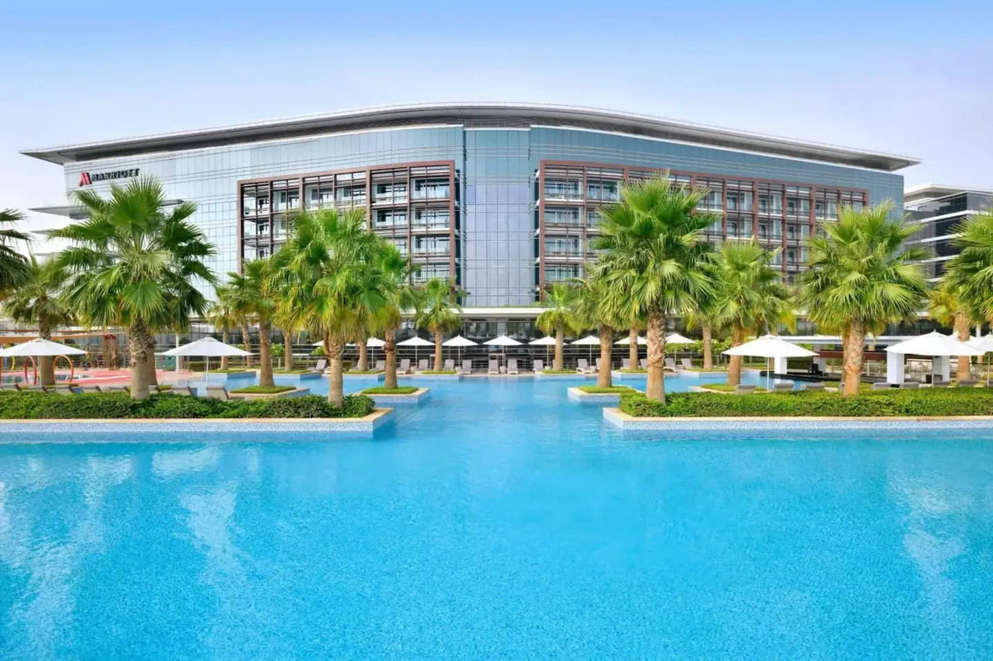 Vista exterior del Marriott Hotel Al Forsan, Abu Dhabi